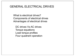 GENERAL ELECTRICAL DRIVES