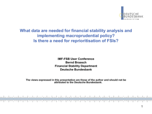 What data are needed for financial stability analysis and