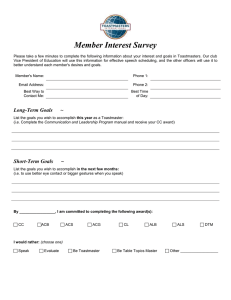 Member Interest Survey