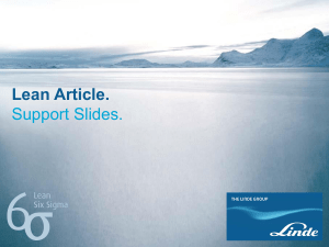 Lean Article. Support Slides.