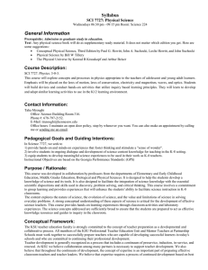 Syllabus General Information SCI 7727: Physical Science