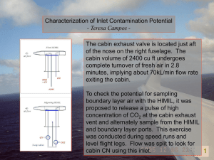Characterization of Inlet Contamination Potential - Teresa Campos -