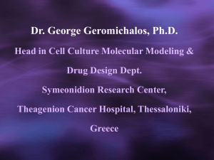 Dr. George Geromichalos, Ph.D.