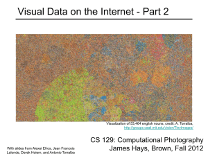 Visual Data on the Internet - Part 2