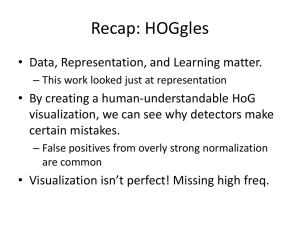 Recap: HOGgles