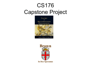 CS176 Capstone Project Brown In Deo Speramus