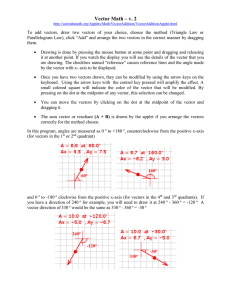 Vector Math – v. 2