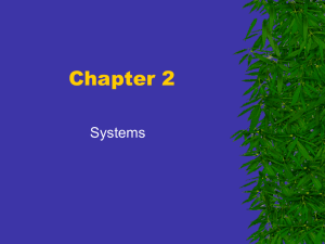 Chapter 2 Systems