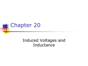 Chapter 20 Induced Voltages and Inductance