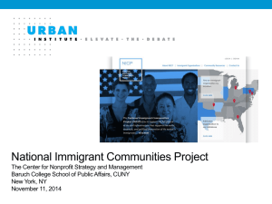 National Immigrant Communities Project