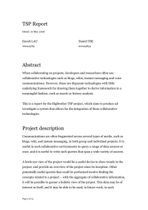 TSP Report Abstract