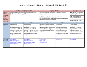 Math – Grade 3 - Unit 4 – Revised ELL...