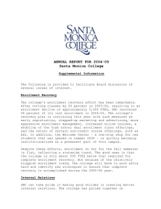 ANNUAL REPORT FOR 2004-05 Santa Monica College