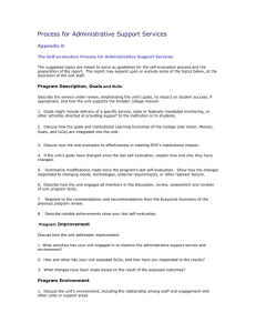 Process for Administrative Support Services Appendix D