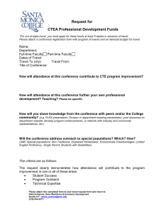 Request for CTEA Professional Development Funds
