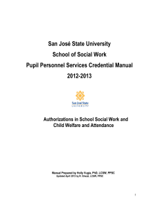 San José State University School of Social Work