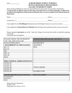 ___________          ... HUMAN RESOURCES DEPARTMENT SALARY INCREMENT FORM