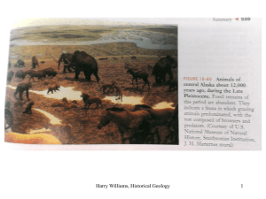 Harry Williams, Historical Geology 1
