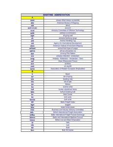 MARITIME  ABBREVIATION  A aaaa