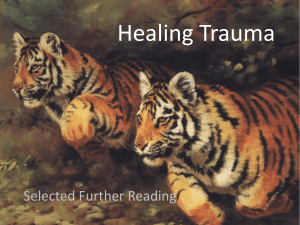 Healing Trauma Selected Further Reading