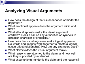 Analyzing Visual Arguments