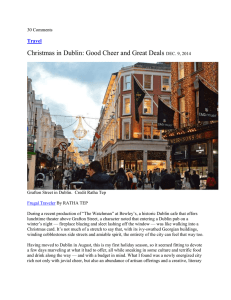 Christmas in Dublin: Good Cheer and Great Deals Travel