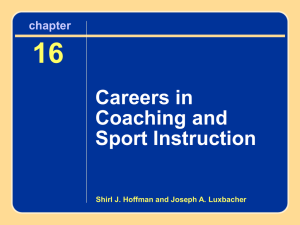 16 Careers in Coaching and Sport Instruction