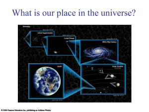 What is our place in the universe?