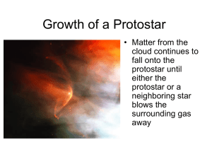 Growth of a Protostar