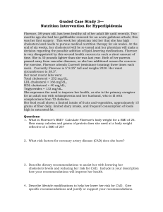 Graded Case Study 3— Nutrition Intervention for Hyperlipidemia