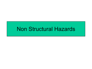 Non Structural Hazards