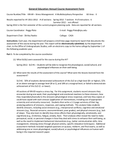 General Education Annual Course Assessment Form