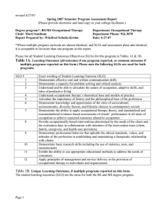 revised 4/27/07  Spring 2007 Semester Program Assessment Report