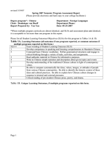 revised 3/19/07  Spring 2007 Semester Program Assessment Report