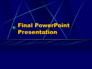Final PowerPoint Presentation