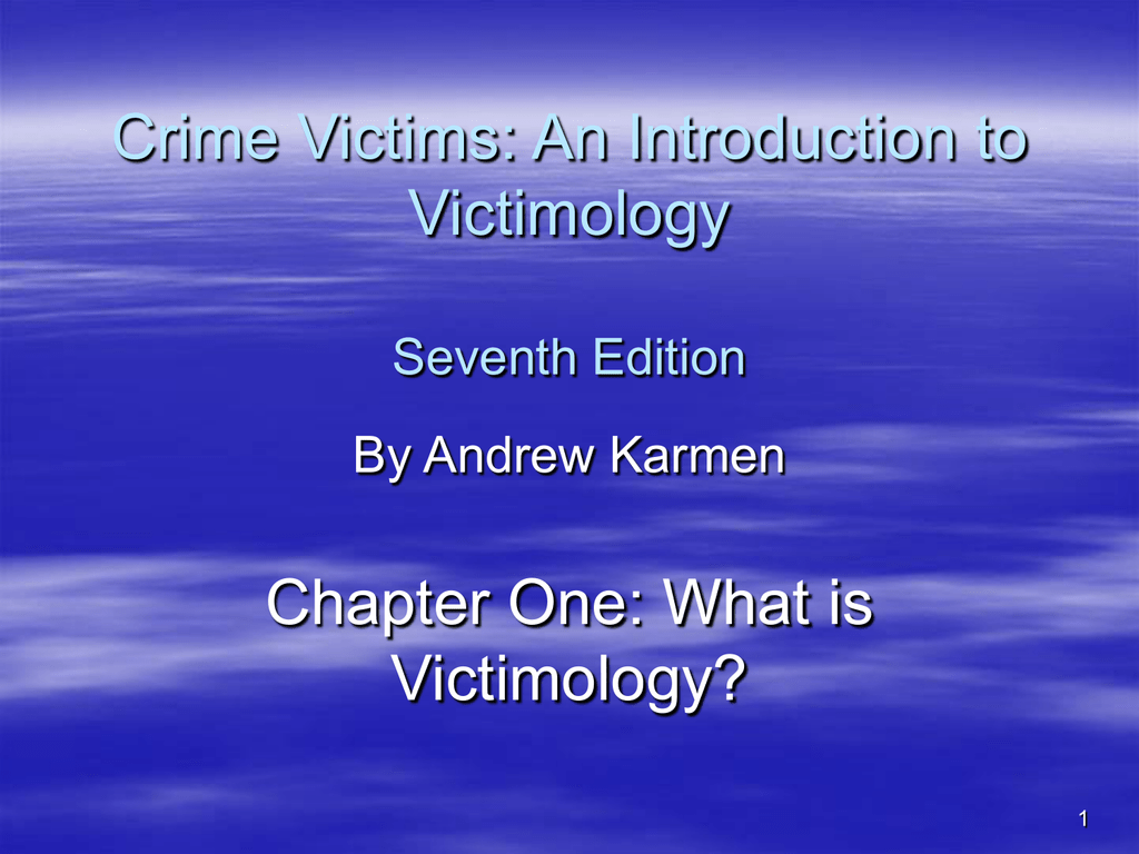 co victims of homicide a systematic review of the literature