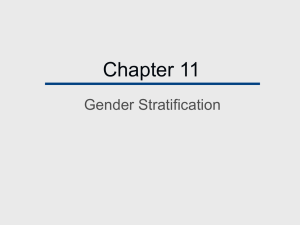 Chapter 11 Gender Stratification