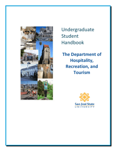 Undergraduate Student Handbook The Department of