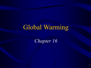 Global Warming Chapter 16 1