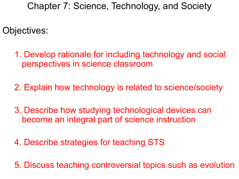 science technology and society research paper