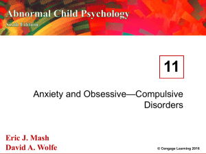 11 —Compulsive Anxiety and Obsessive Disorders