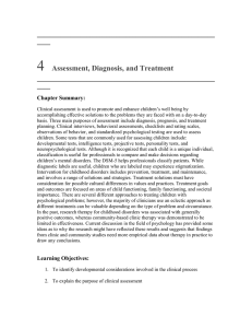 4  Assessment, Diagnosis, and Treatment