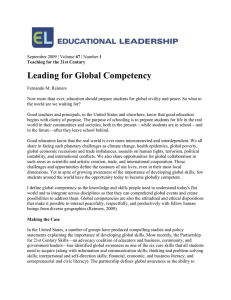 Leading for Global Competency