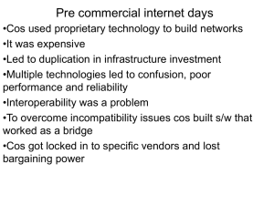 Pre commercial internet days