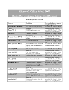 Microsoft Office Word 2007