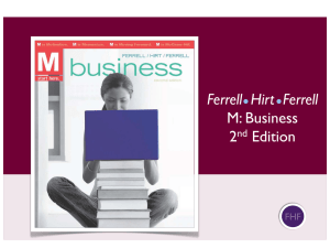 Ferrell  Hirt  Ferrell M: Business 2 Edition
