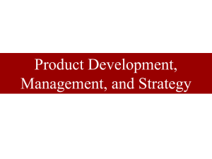 Product Development, Management, and Strategy