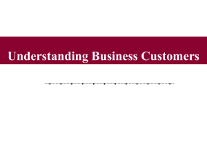 Understanding Business Customers