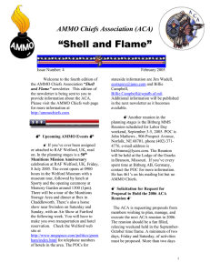 “Shell and Flame” AMMO Chiefs Association (ACA)