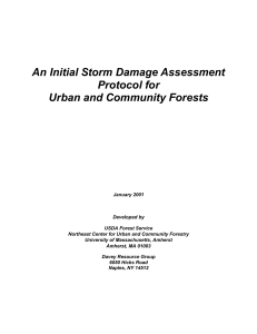 An Initial Storm Damage Assessment Protocol for Urban and Community Forests